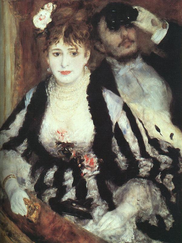 Pierre Auguste Renoir La Loge